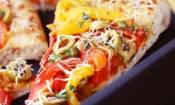 پیتزا فلفل دلمه ای ( فوق العاده کم کالری )